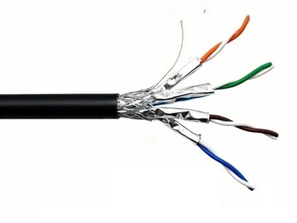 Kabel Ethernet S/FTP CAT6A Kurtka TPE o wysokiej elastyczności